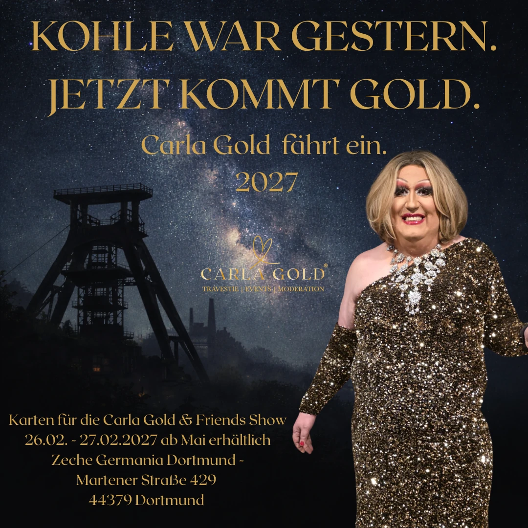 Carla Gold & Friends Show 2027 – Veranstaltungsplakat